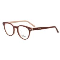 CHLOE 復古 圓框 光學眼鏡(咖啡色)CE2680A-905