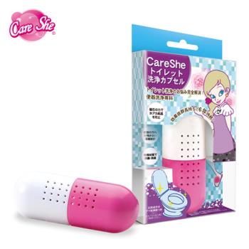 [CareShe 可而喜]馬桶清潔長效膠囊-粉色