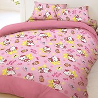 享夢城堡 HELLO KITTY單人床包涼被組(MY屁屁系列)