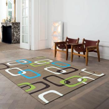 【Ambience】比利時Luna 現代地毯--串彩 (160x225cm)