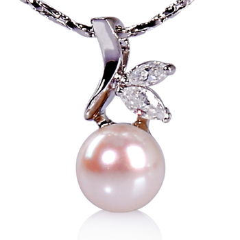 (小樂珠寶) 時髦搭配必備實搭款 ---頂級天然珍珠墬鍊