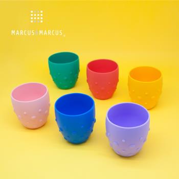 【MARCUS&MARCUS】動物樂園矽膠防滑學習杯(多款繽紛任選)