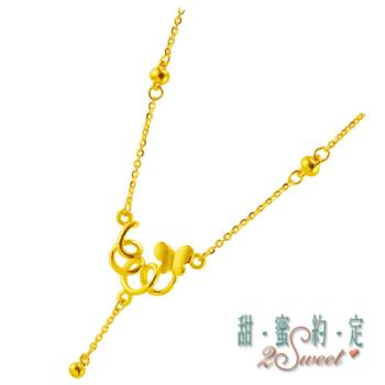 【甜蜜約定】甜蜜純金項鍊-約重1.18錢(NC-S162)