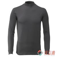 3M-佳立適-升溫蓄熱保暖衣-男半高領-灰