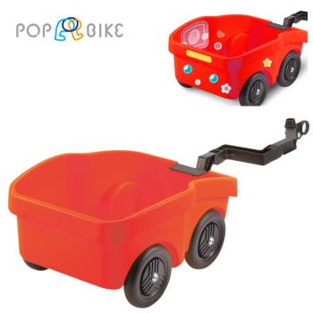 【BabyTiger虎兒寶】POPBIKE 兒童平衡滑步車專用配件 - 拖車 POP BIKE TRALIER - 紅色
