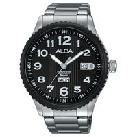 ALBA PRESTIGE 街頭酷流行腕錶-黑/45mm VJ43-X036D(AV3507X1)