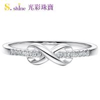【光彩珠寶】婚戒 18K金結婚戒指 女戒 永恆戀曲