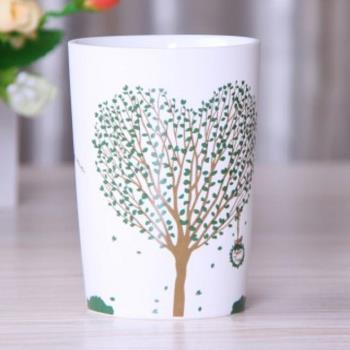 [協貿國際]  陶瓷杯帶蓋咖啡馬克杯 愛心樹