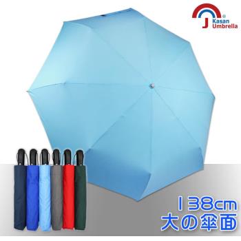 【Kasan】大無敵自動開收雨傘(水藍)
