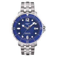 TISSOT 天梭 Seastar 1000 海洋之星潛水機械腕錶-藍/42mm T0664071104702