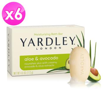 YARDLEY蘆薈酪梨香皂113g/4oz x6顆