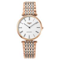 LONGINES 浪琴 La Grande 嘉嵐系列機械錶-白x雙色版/36mm L49081917