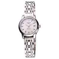 LONGINES 浪琴 Saint-Imier 大三針機械女錶-銀/26mm L22634726
