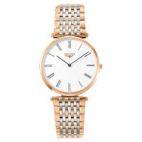 LONGINES 浪琴 La Grande 嘉嵐系列石英錶-白x雙色版/36mm L47551917