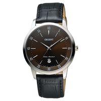 ORIENT 東方錶 SLIM系列城市時尚石英錶-咖啡x黑/39mm FUNG5003T