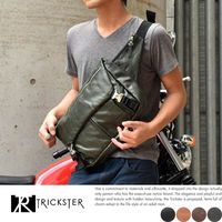【TRICKSTER】日本品牌 斜背包 腳踏車包 腰包 A4 單肩背包 郵差包 掀蓋 都會潮流【tr100】