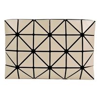 ISSEY MIYAKE 三宅一生 BAOBAO 透光亮面4x6手拿化妝包(卡其)