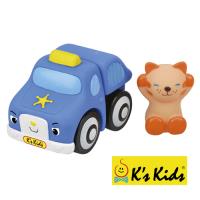 【Ks Kids 奇智奇思】彩色安全積木-咪咪貓警車 SB00289