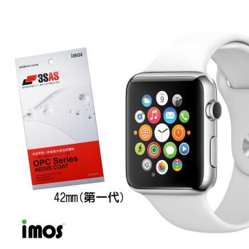 iMos Apple Watch(42mm)第一代 超抗潑水疏油效果保護貼-兩入