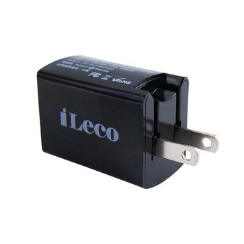 iLeco 智慧型2.4A雙充USB充電器(ILE-AC2U2401)