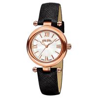 Folli Follie AEGEAN BREEZE 愛琴海微風女錶-黑皮帶/32mm WF14R028SPS-BK