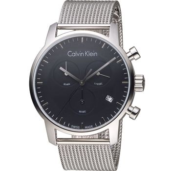 Calvin Klein K2G city 都會系列米蘭時尚計時腕錶 K2G27121 黑
