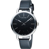ck Calvin Klein K7B even 系列 頁岩自然風格時尚腕錶 K7B231C1 黑