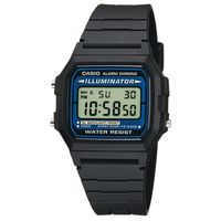 【CASIO】 運動小子藍冷光電子錶-藍框 (F-105W-1A)