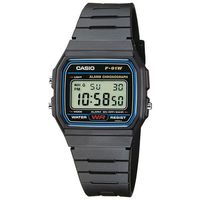 【CASIO】 運動小子電子錶-藍框 (F-91W-1)