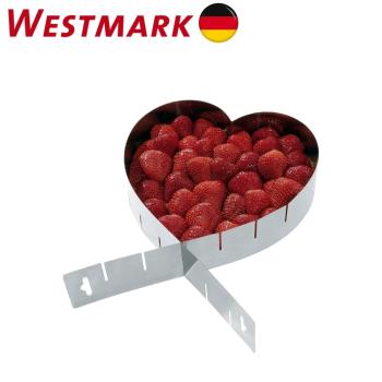 《德國WESTMARK》全不鏽鋼心形多尺寸烘焙框3134 2270