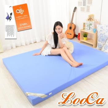 LooCa 抗菌防蹣防水11cm彈力記憶床墊(加大6尺)