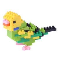 【Nanoblock 迷你積木】NBC-167 虎皮鸚鵡(可愛版)
