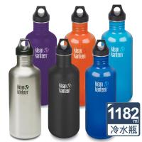 美國Klean Kanteen 窄口經典不鏽鋼冷水瓶(1182ml)