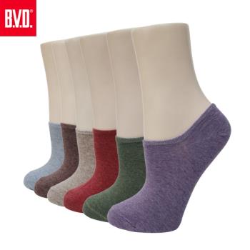 【BVD】懷舊細針低口直角女襪-8雙組(B244襪子-女襪)