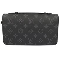 LV M61698 Zippy XL 黑經典花紋護照手機長夾 .現貨
