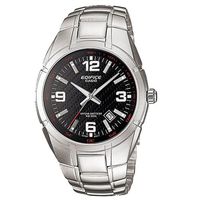【CASIO】EDIFICE 經典城市悍將魅力運動錶-黑 (EF-125D-1A)