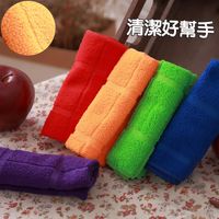 玩色格子抹布五入一組(隨機出貨)