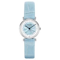 LONGINES 浪琴 新嘉嵐粉彩系列女錶-藍/24mm L42094032