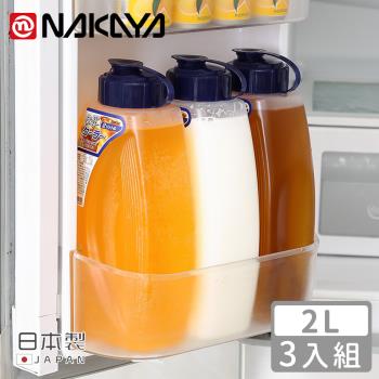 買二送一【日本NAKAYA】日本製大容量冷水壺/冷泡壺2L