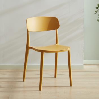 【AT HOME】芬蘭黃色餐椅