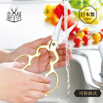 日本金鹿工具 MIMATSU 鍍金典藏款 日製可拆洗萬能料理剪刀 (525)