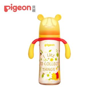 【Pigeon貝親】第三代迪士尼母乳實感PPSU奶瓶330ml/維尼寶盒