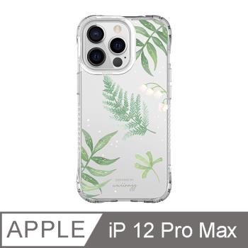 iPhone 12 Pro Max 6.7吋 wwiinngg清新葉綠抗黃防摔iPhone手機殼