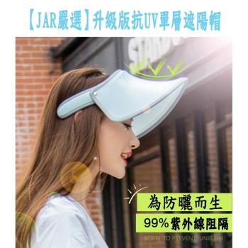 【JAR嚴選】升級版抗UV單層遮陽帽(兩件組)