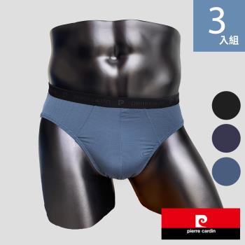 Pierre Cardin 皮爾卡登 親膚涼感三角褲-3件組(彈性 透氣 柔軟 沁涼)