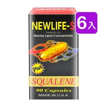 藥聯 新生命-S深海魚油膠囊 90顆 (6入)