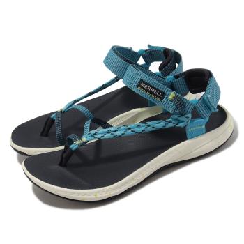 Merrell 涼鞋 Bravada Cord WRAP 黑 水藍 女鞋 織帶 戶外 耐磨 ML037116