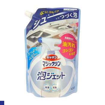 日本 KAO 廚房清潔 消臭 泡沫噴霧 無香味 630ml 補充