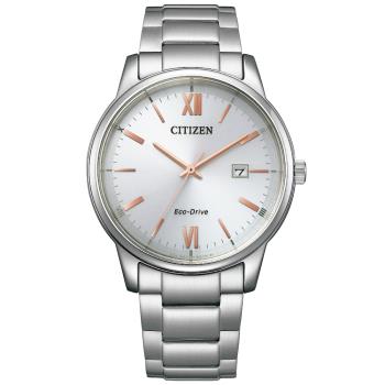CITIZEN星辰 PAIR系列 光動能 經典時尚腕錶 BM6978-77A