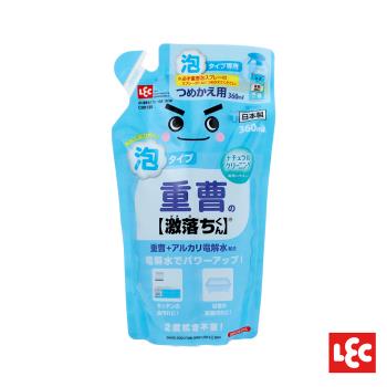 日本LEC-【激落君】小蘇打泡沫去污噴劑補充包360ml(日本製)